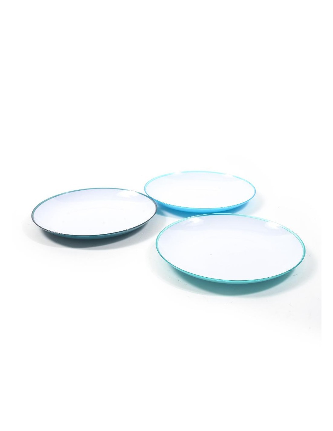 PIATTO 13051 ASSORTITO D25CM POLISTIRENE