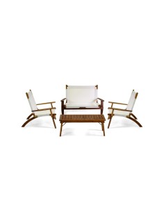 SALOTTO 750136 DIANE LEGNO TESSUTO ECRU'