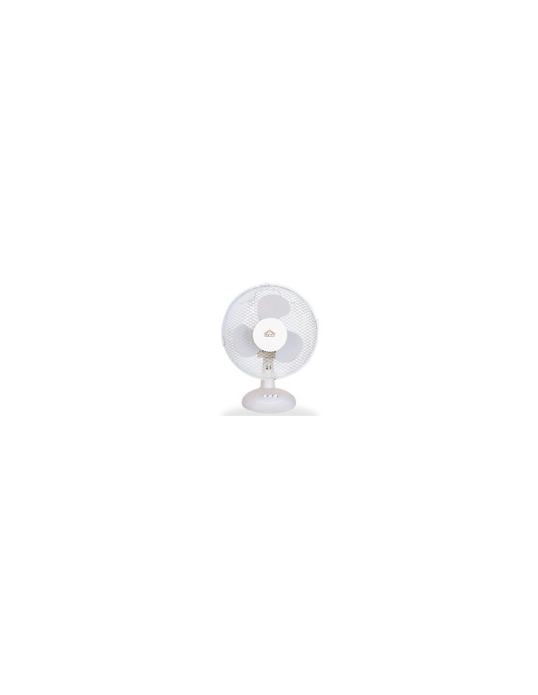 Ventilatore da Tavolo DCG VE9040, Ø 40 cm, Oscillante, 3 Velocità, Bianco, Silenzioso, Compatto