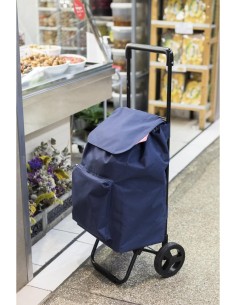 Gimi Argo Carrello Spesa 42L Blu – Resistente e Pratico