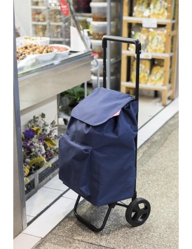 Gimi Argo Carrello Spesa 42L Blu – Resistente e Pratico