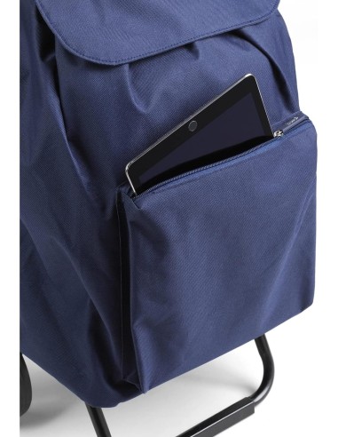 Gimi Argo Carrello Spesa 42L Blu – Resistente e Pratico