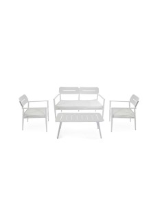 SALOTTO IBIZA ALLUMINIO BIANCO