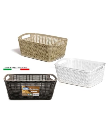 CESTINO 11225/6 CANESTRINA MAXI ASSORTITO 38X29X16CM