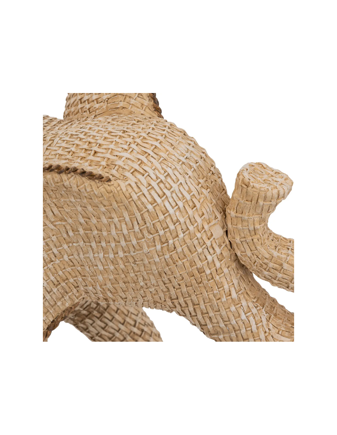 FIGURA ELEFANTE 195098 RESINA 51X23X30CM BEIGE
