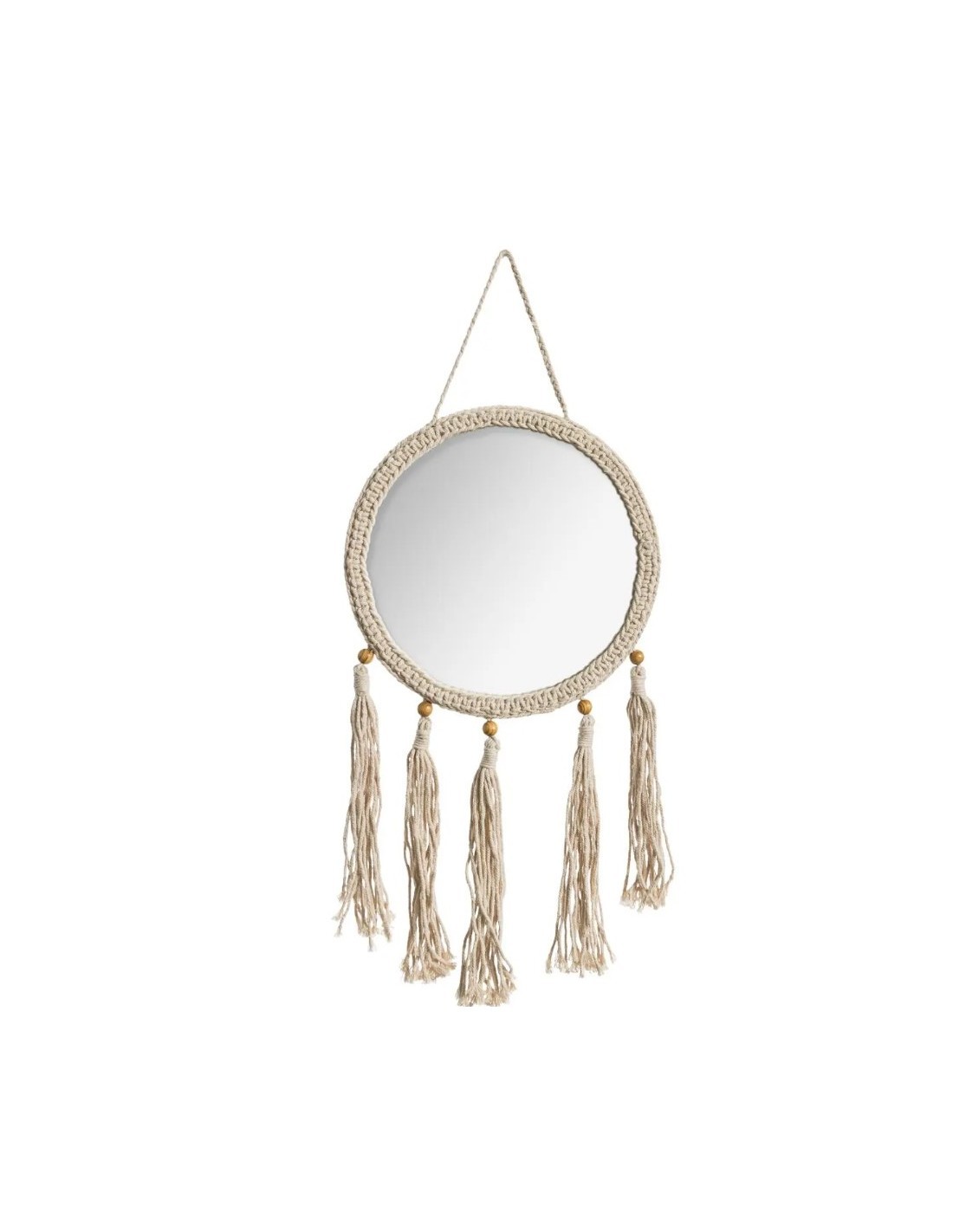 SPECCHIO 162308 DIANA 78X31CM CORDA BEIGE