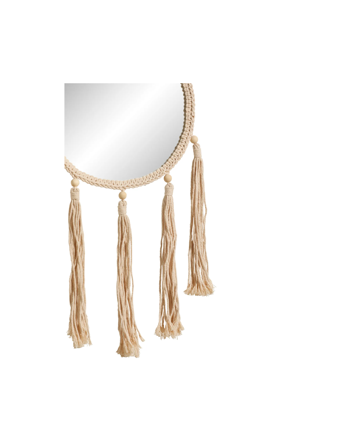 SPECCHIO 162308 DIANA 78X31CM CORDA BEIGE