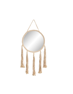 SPECCHIO 162308 DIANA 78X31CM CORDA BEIGE