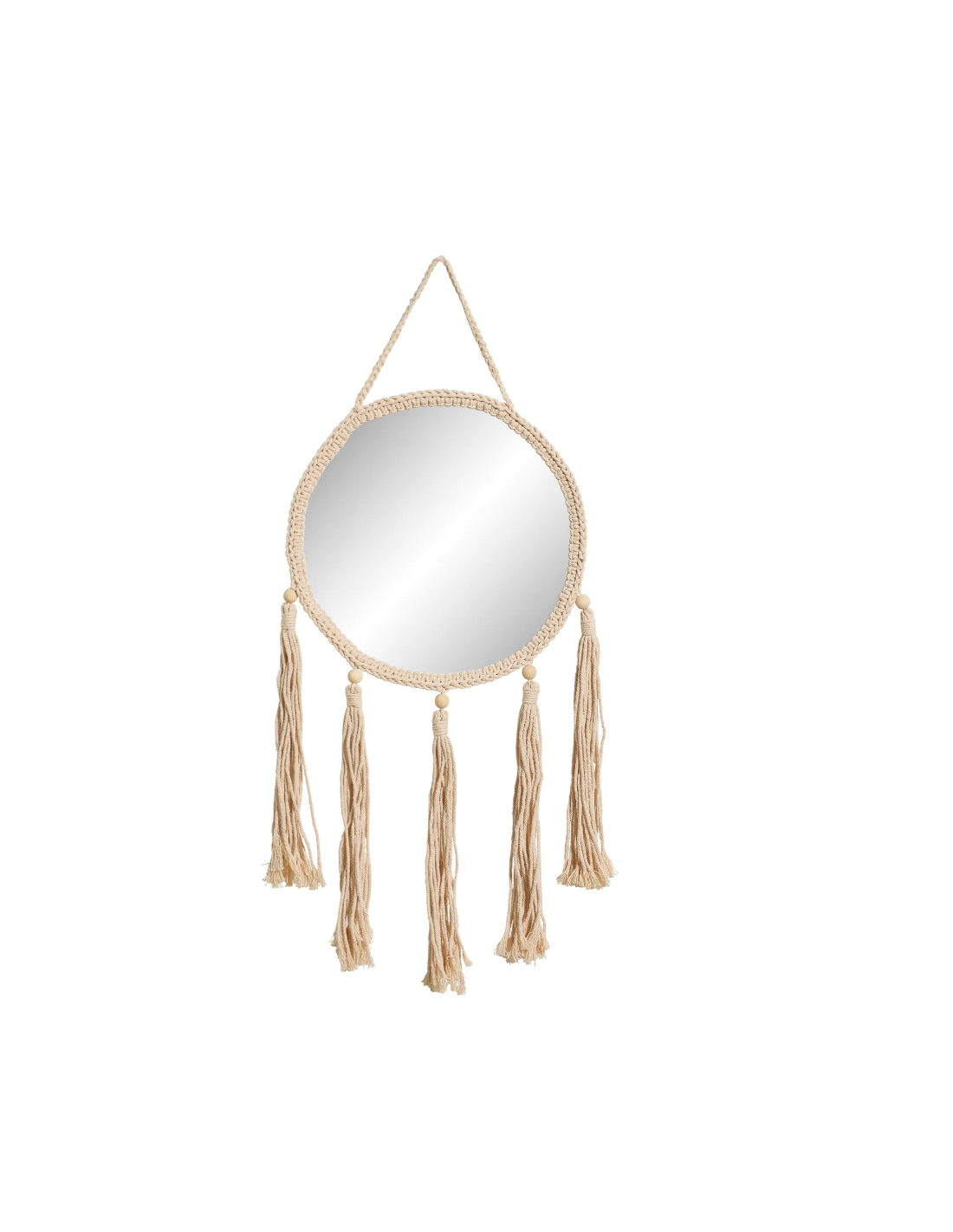 SPECCHIO 162308 DIANA 78X31CM CORDA BEIGE