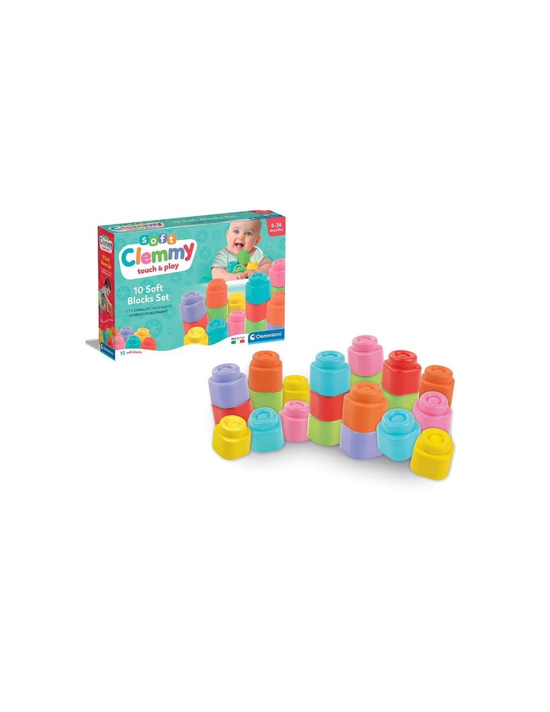 CLEMMY 17988 COSTRUZIONI 10 BLOCCHI