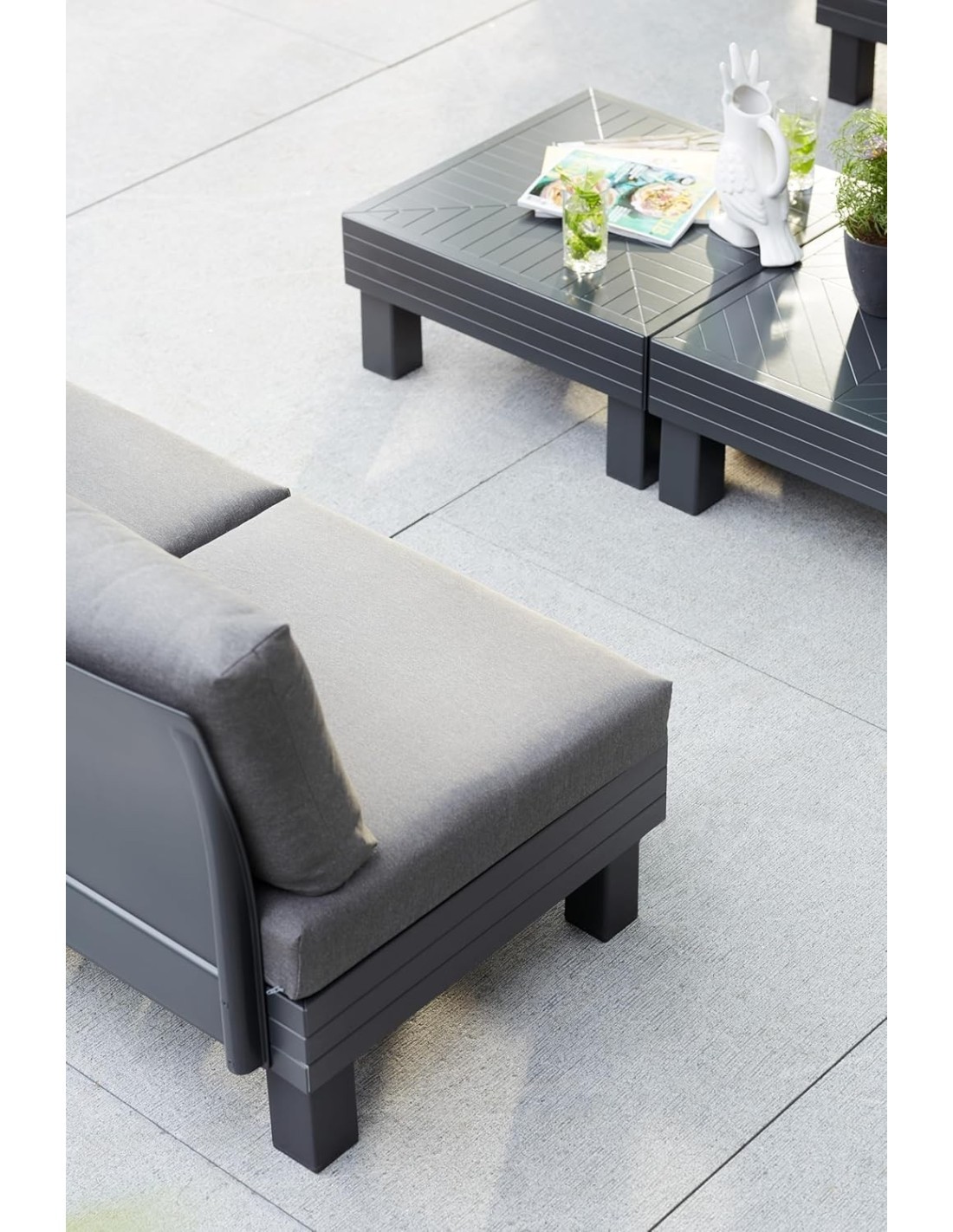 SALOTTO K257361 ELEMENTS GRAFITE MODULARE