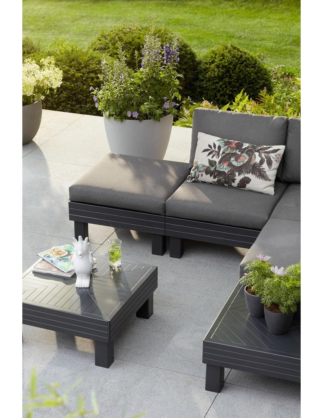 SALOTTO K257361 ELEMENTS GRAFITE MODULARE