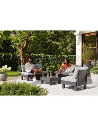 SALOTTO K257361 ELEMENTS GRAFITE MODULARE