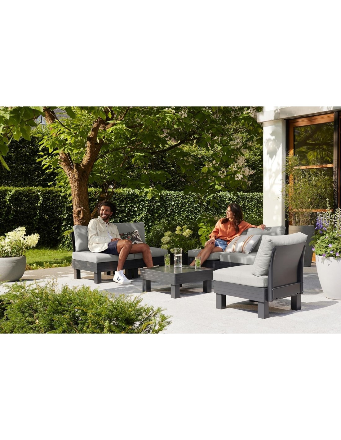 SALOTTO K257361 ELEMENTS GRAFITE MODULARE