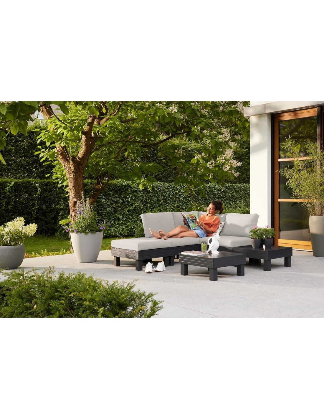 SALOTTO K257361 ELEMENTS GRAFITE MODULARE