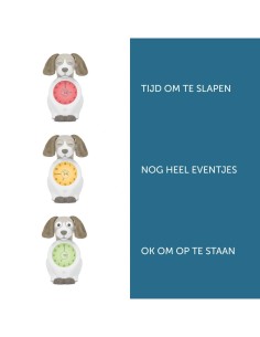 Zazu Sleeptrainer Davy Grijs – Aiuta il Tuo Bambino a Imparare il Concetto di Tempo