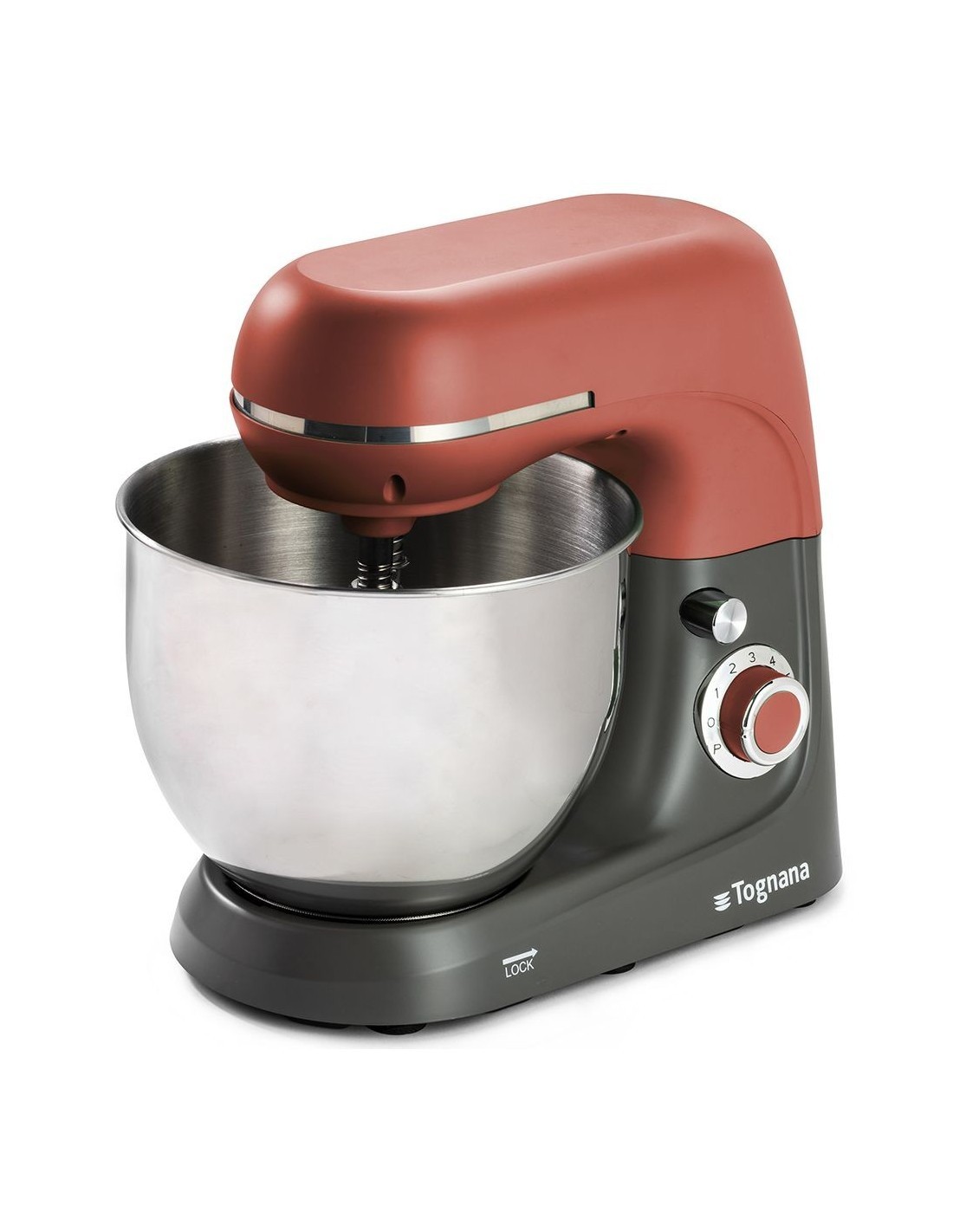 Tognana Iridea Impastatrice 5,3LT 1400W colore Rosso Mela