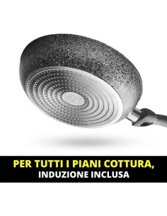 Padella Cuore di Pietra 16 cm Induzione – Accademia Mugnano, Alluminio Forgiato 2
