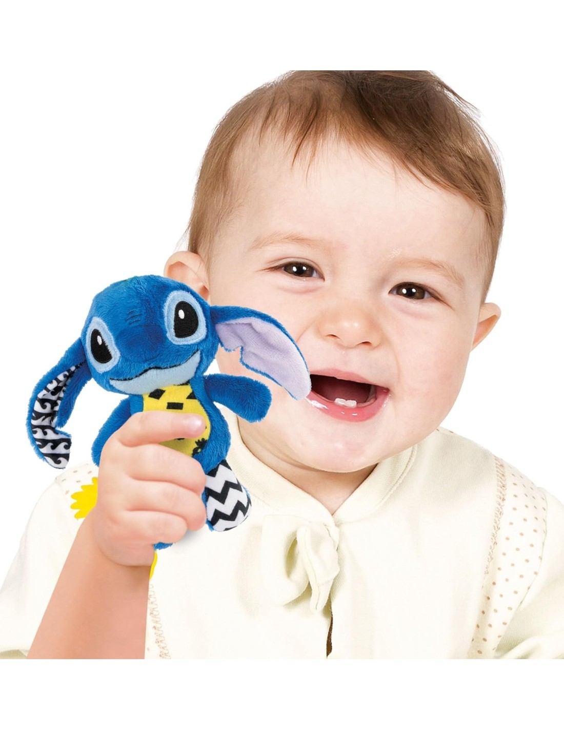 Stitch Disney Baby Plush – Sonaglio da Viaggio per Neonati con Anello