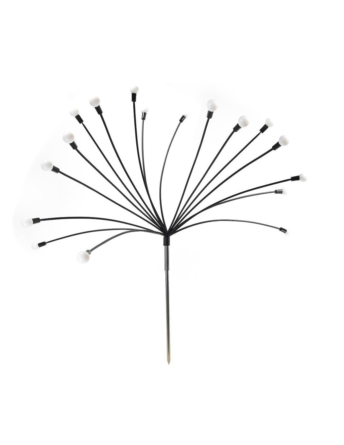 Set di 24 Lucciole Bianco Caldo H72cm da Esterno - La Magia di Natale a casa tua