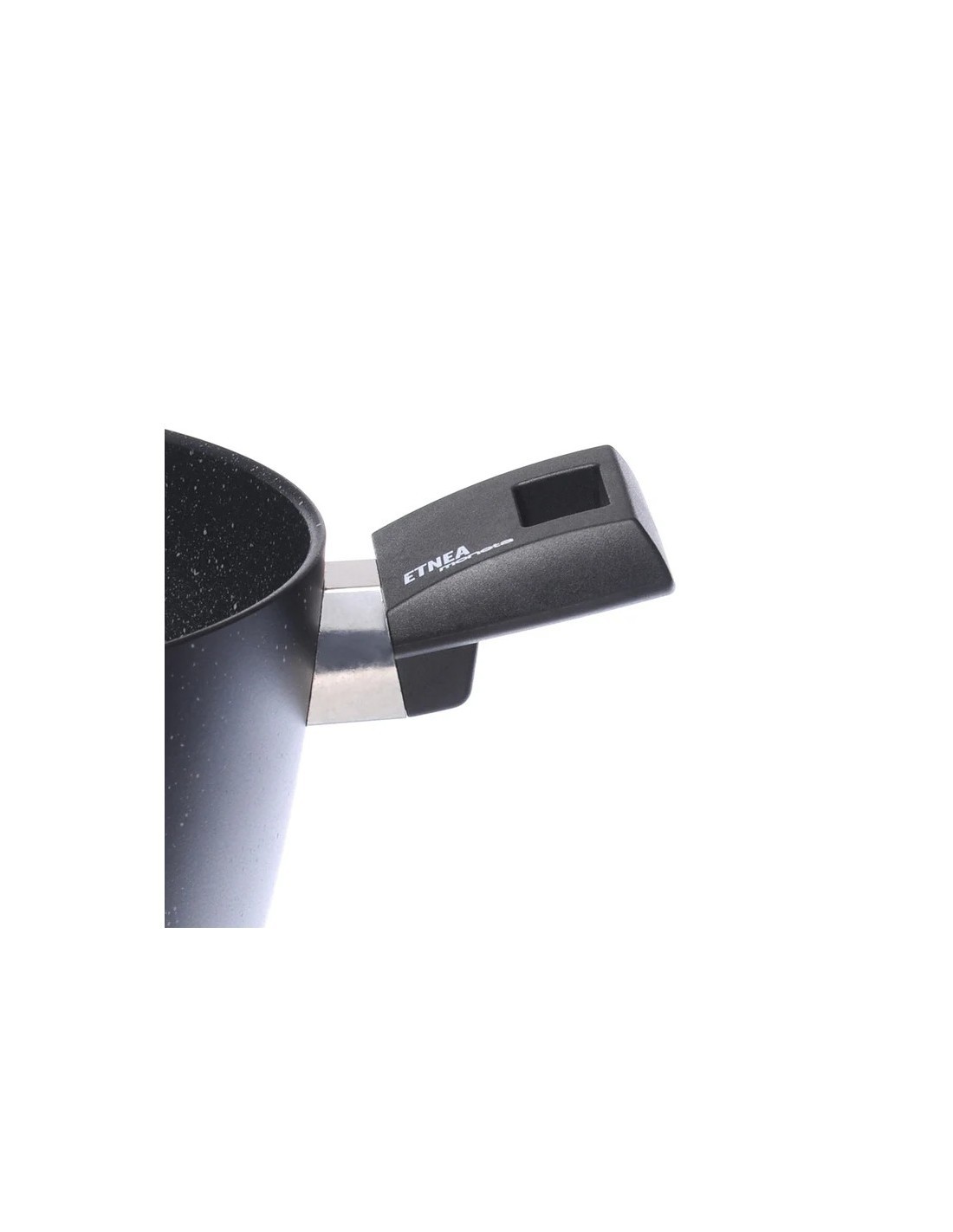 Casseruola Moneta Etnea 20 cm, Alluminio Forgiato, Antiaderente Effetto Pietra