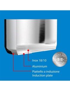 Aeternum Divina Vaporiera 22 cm – Acciaio Inox, Adatta Induzione