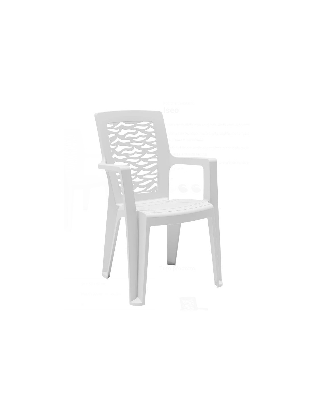 POLTRONA ISEO BIANCO
