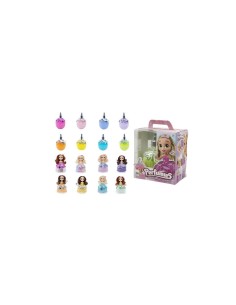 Bambola PERFUMIES Assortito 15cm, Bottiglie di Profumo, Accessori, Fiocco Colorato, Bambolina Interna