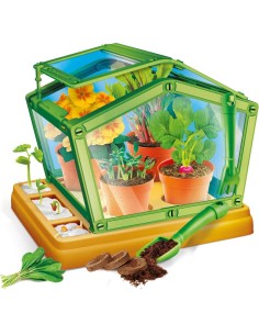 Clementoni Serra Botanica per Bambini – Kit Scientifico con Semi, Serra e Attrezzi da Giardino