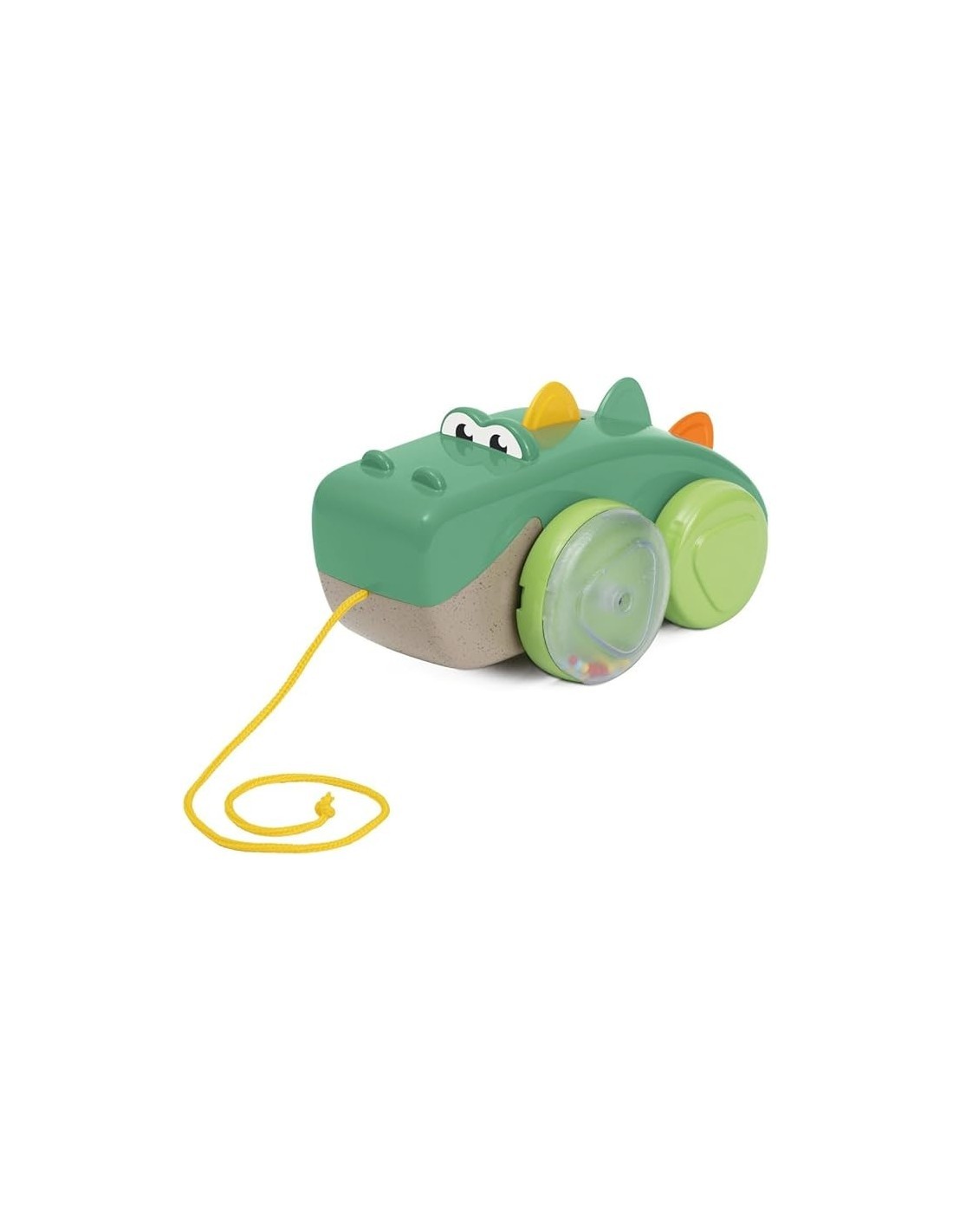 Chicco Drillo il Coccodrillo Trainabile - Gioco Pull Along in Plastica Riciclata