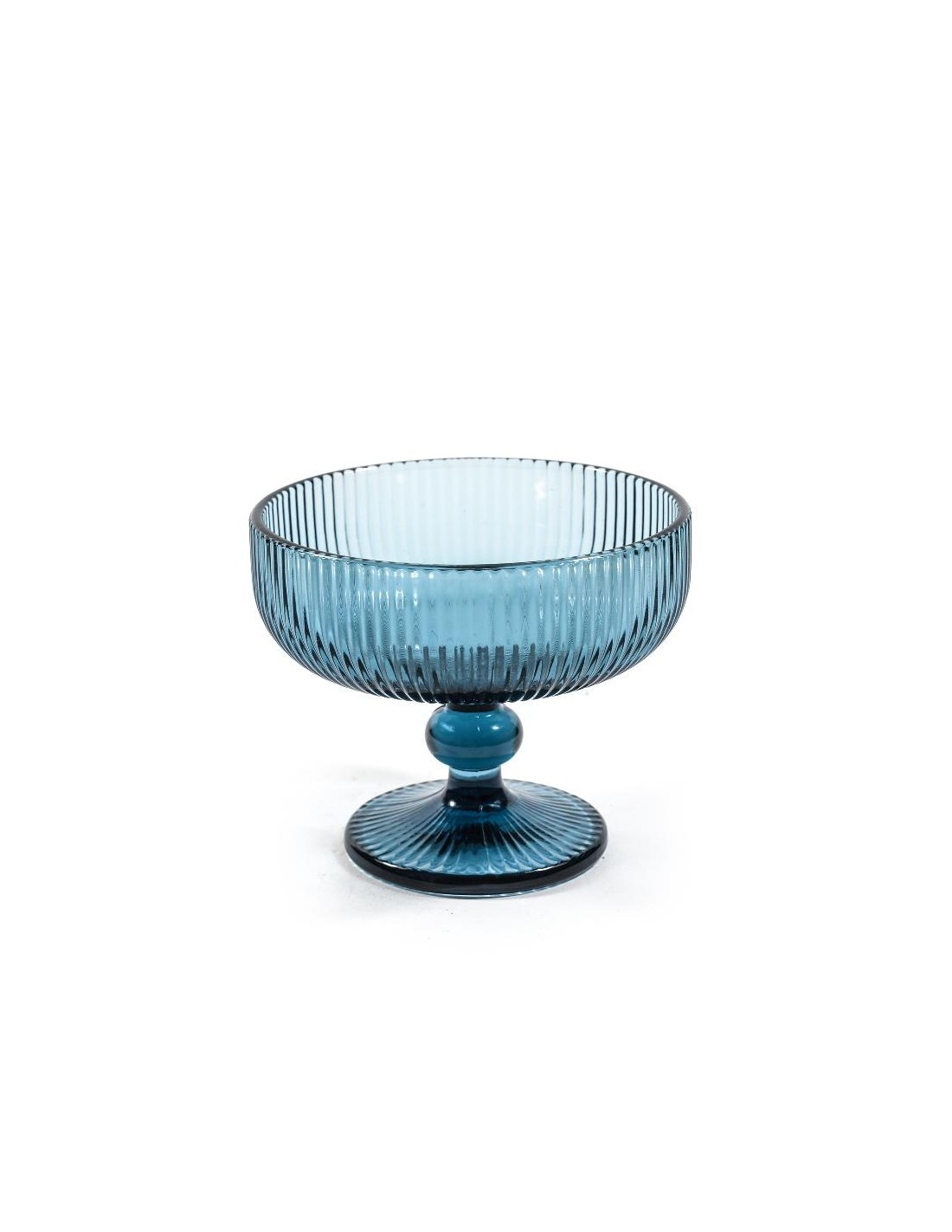 COPPA 08363 RIGHE AZZURRO 290ML 12X10CM