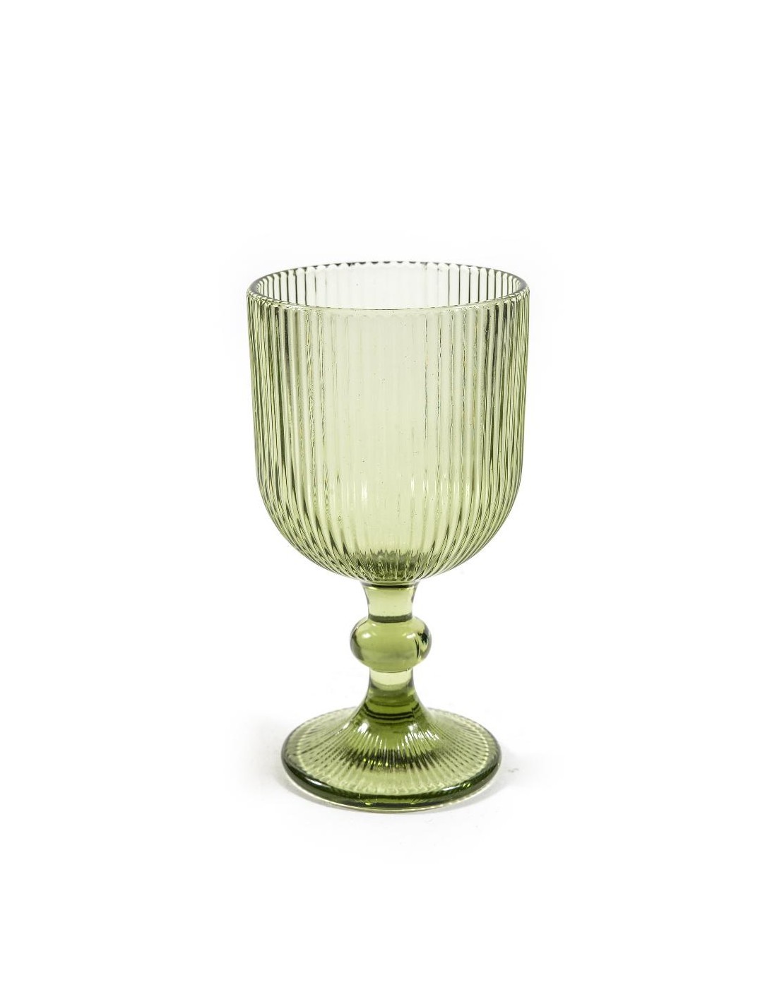 CALICE 08257 VETRO VERDE CHIARO 350ML 9X16,5CM