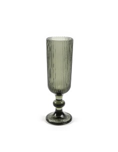 FLUTE 08295 RIGHE VERDE SCURO 150ML 6X18,5CM