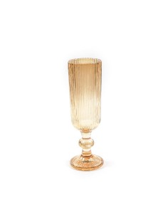 FLUTE 08332 RIGHE AMBRA 150ML 6X18CM