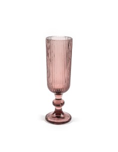 FLUTE 08325 VETRO ROSA 150ML 6X18,5CM