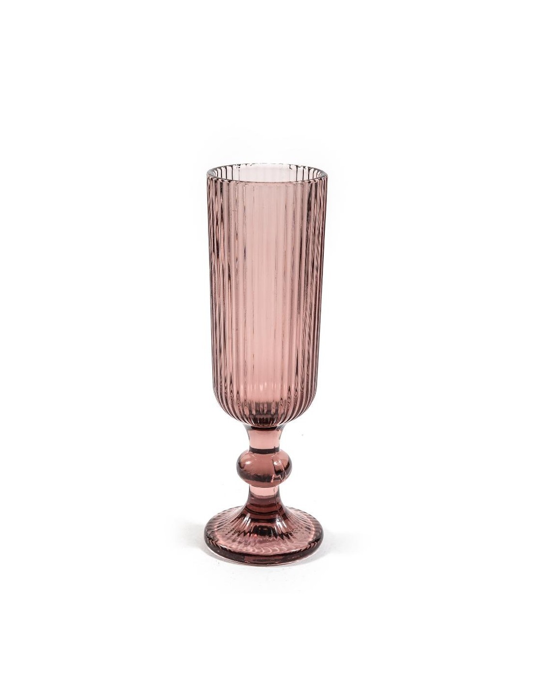 FLUTE 08325 VETRO ROSA 150ML 6X18,5CM