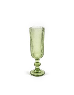 FLUTE 08318 VETRO VERDE CHIARO 150ML 6X18,5CM