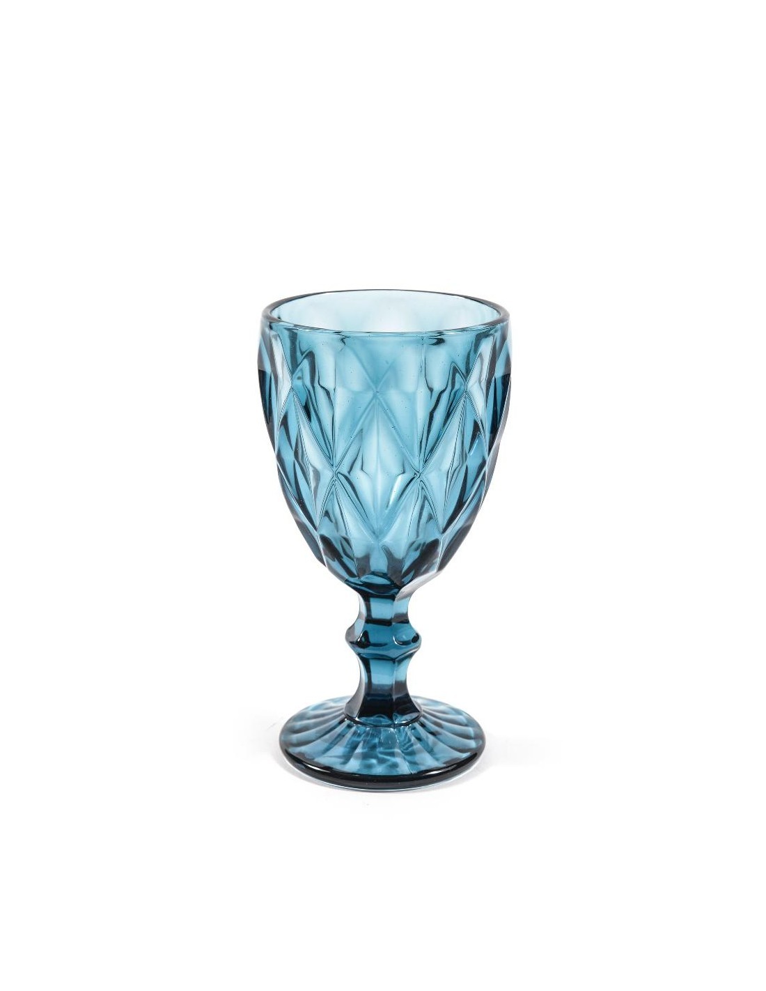 CALICE 07823 VETRO AZZURRO 330ML 8,5X17CM