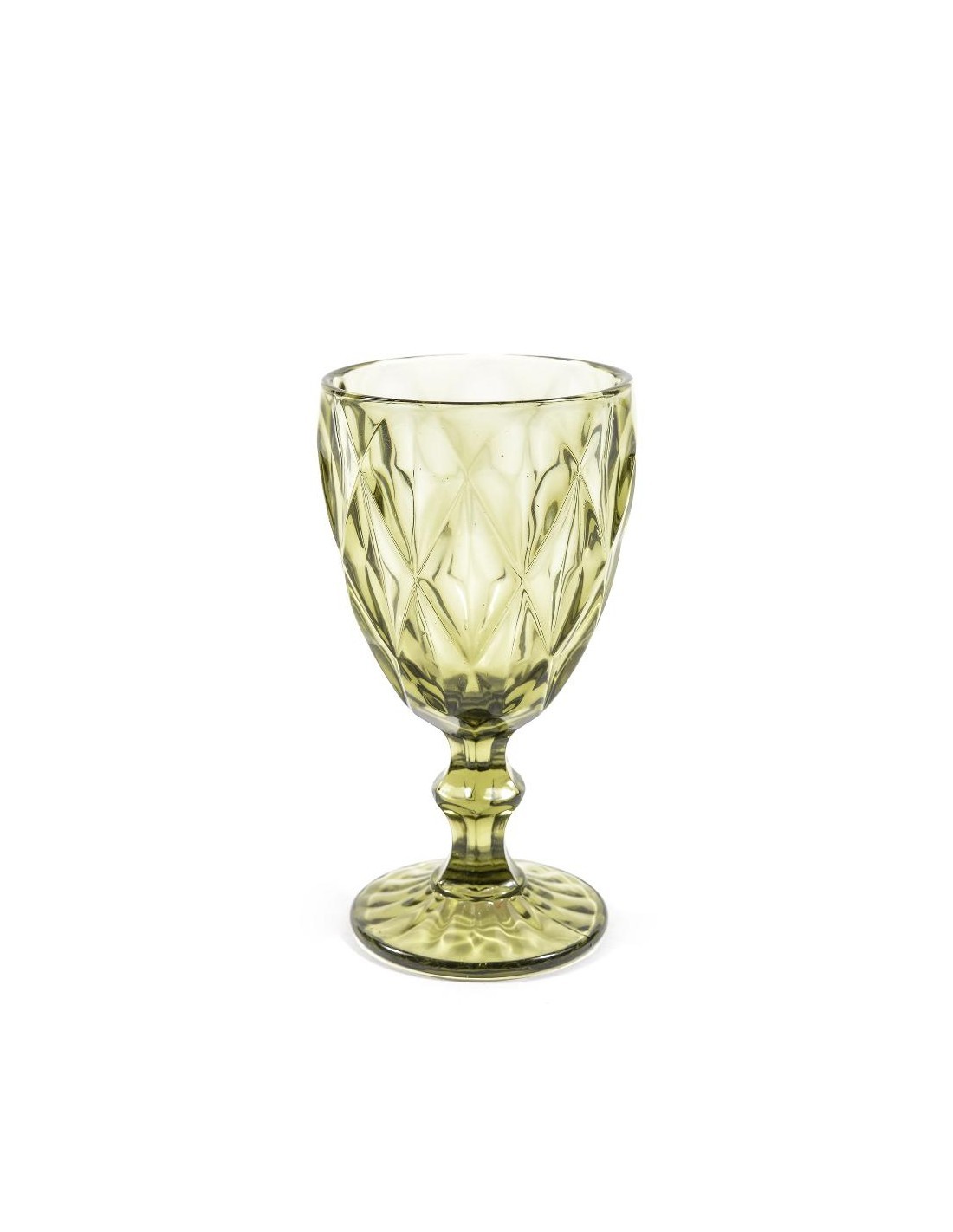 CALICE 07830 VETRO VERDE CHIARO 330ML 8,5X17CM
