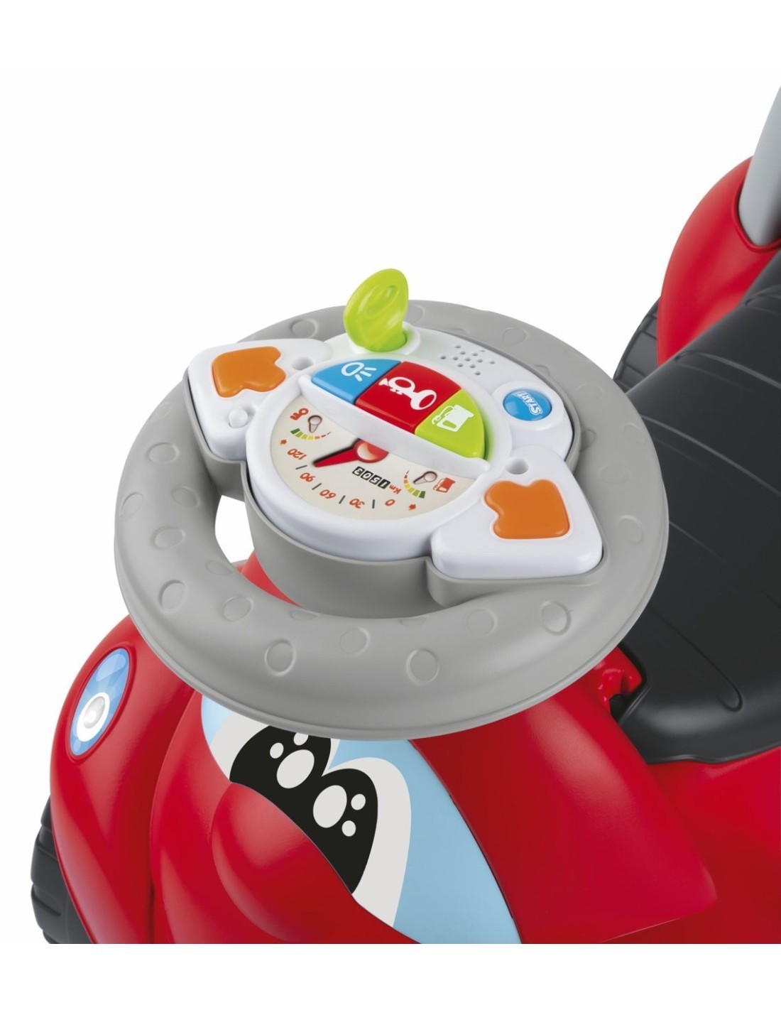 Billy Walk&Ride 2 in 1 Primi Passi e Cavalcabile ROSSO