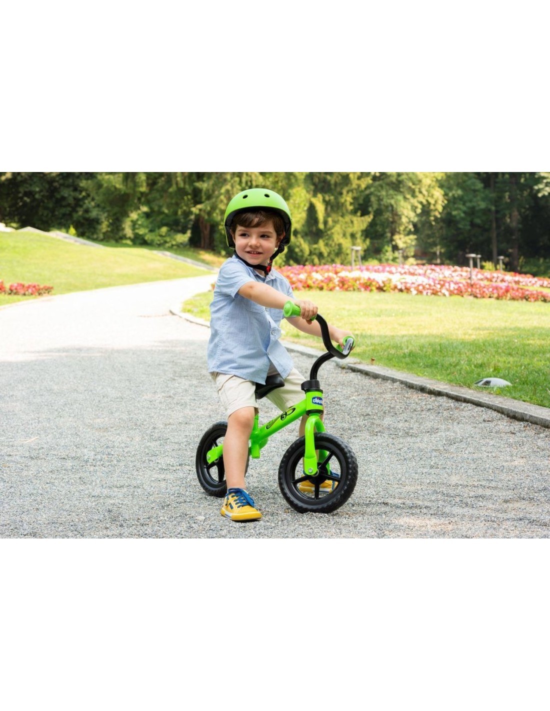 Balance Bike Chicco - Bicicletta Senza Pedali per Sviluppare l'Equilibrio (2-5 anni) VERDE