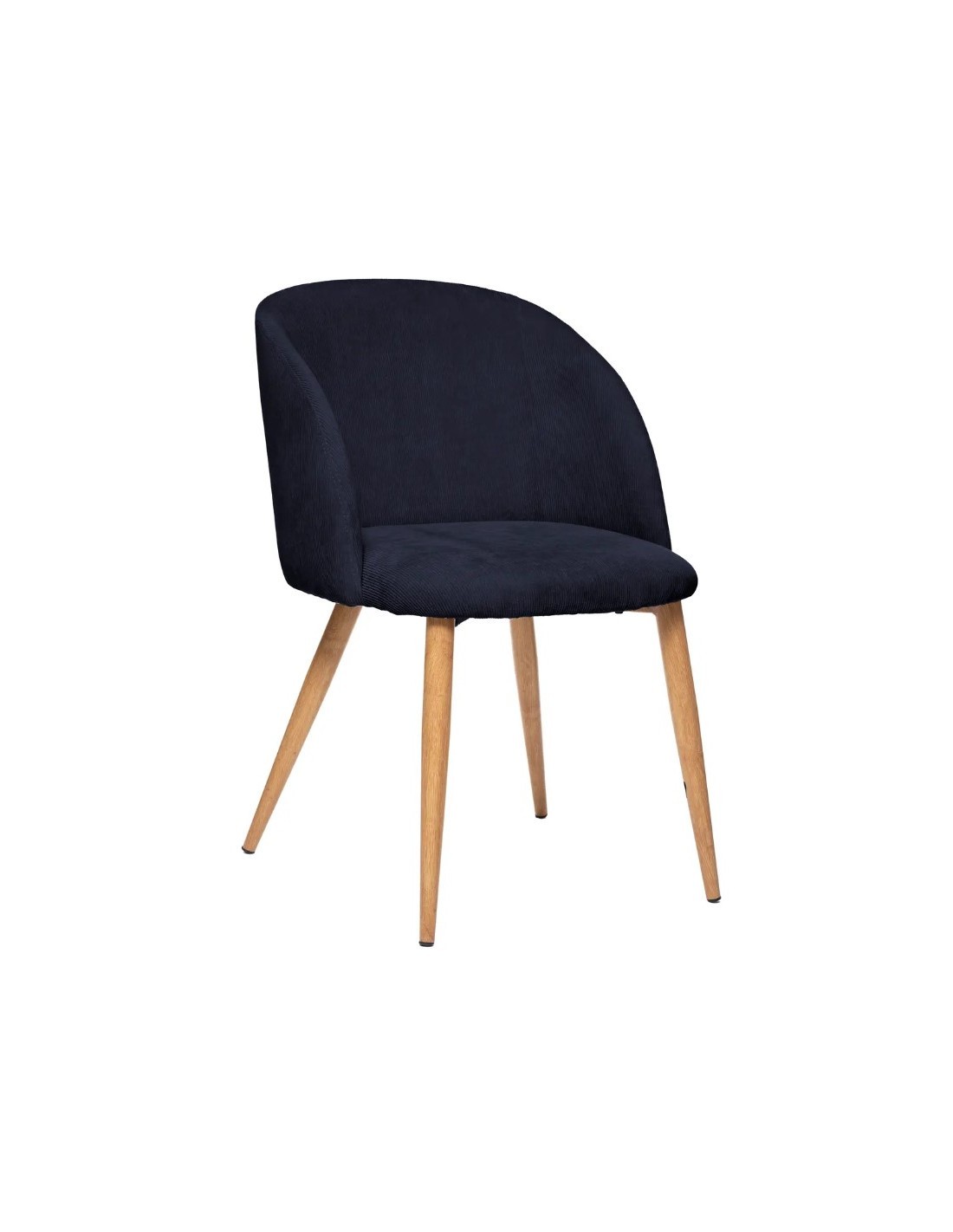 POLTRONA 184913B VELLUTO BLU INCHIOSTRO