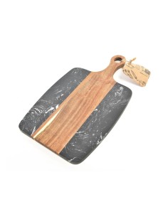 TAGLIERE 15160 LEGNO/MARMO NERO 35X20CM
