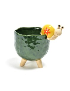 VASO 04522 CERAMICA CON ANIMALETTO 17X17CM