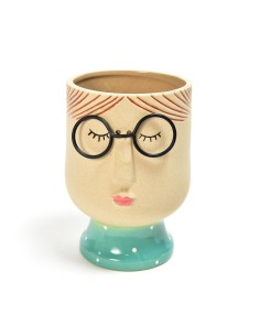 VASO 04744 VOLTO CERAMICA 15X14X21CM