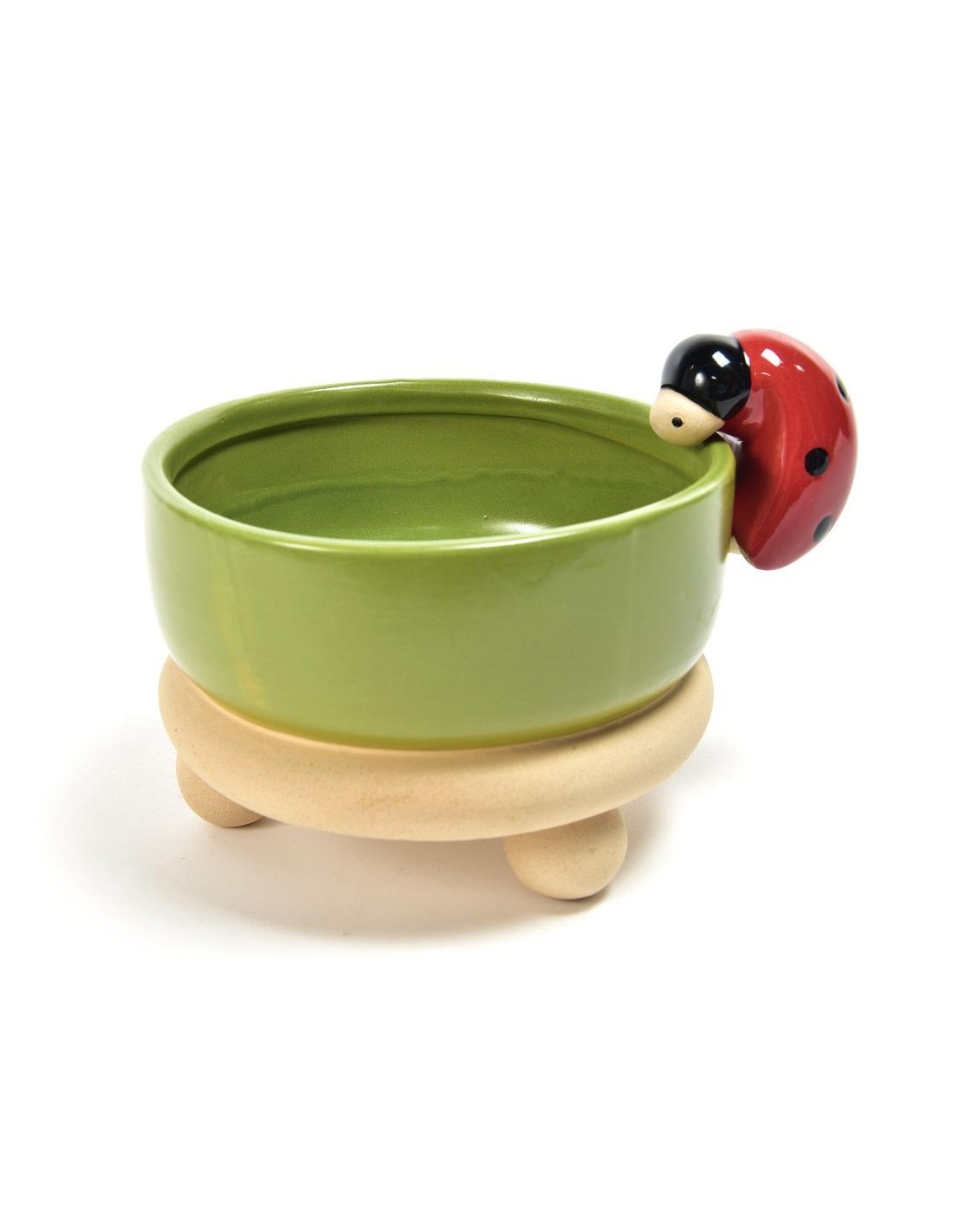 VASO 04645 CERAMICA CON ANIMALETTO 19X13CM