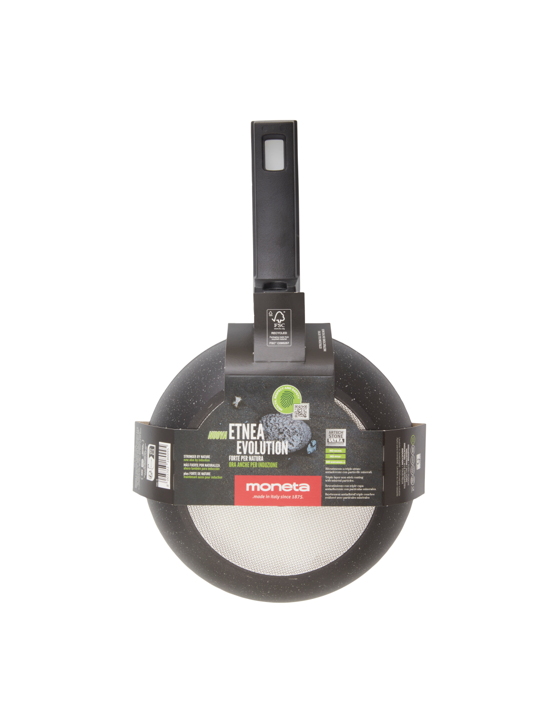 Padella Moneta Etnea Evolution ø 20 cm, Antiaderente, Induzione, Made in Italy