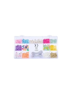 Crea Perline, perline Heishi, perline ABC, bracciali, collane, decorazioni, bambini 6+
