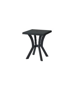 TAVOLO RIGOLETTO RATTAN 60X60 ANTRACITE