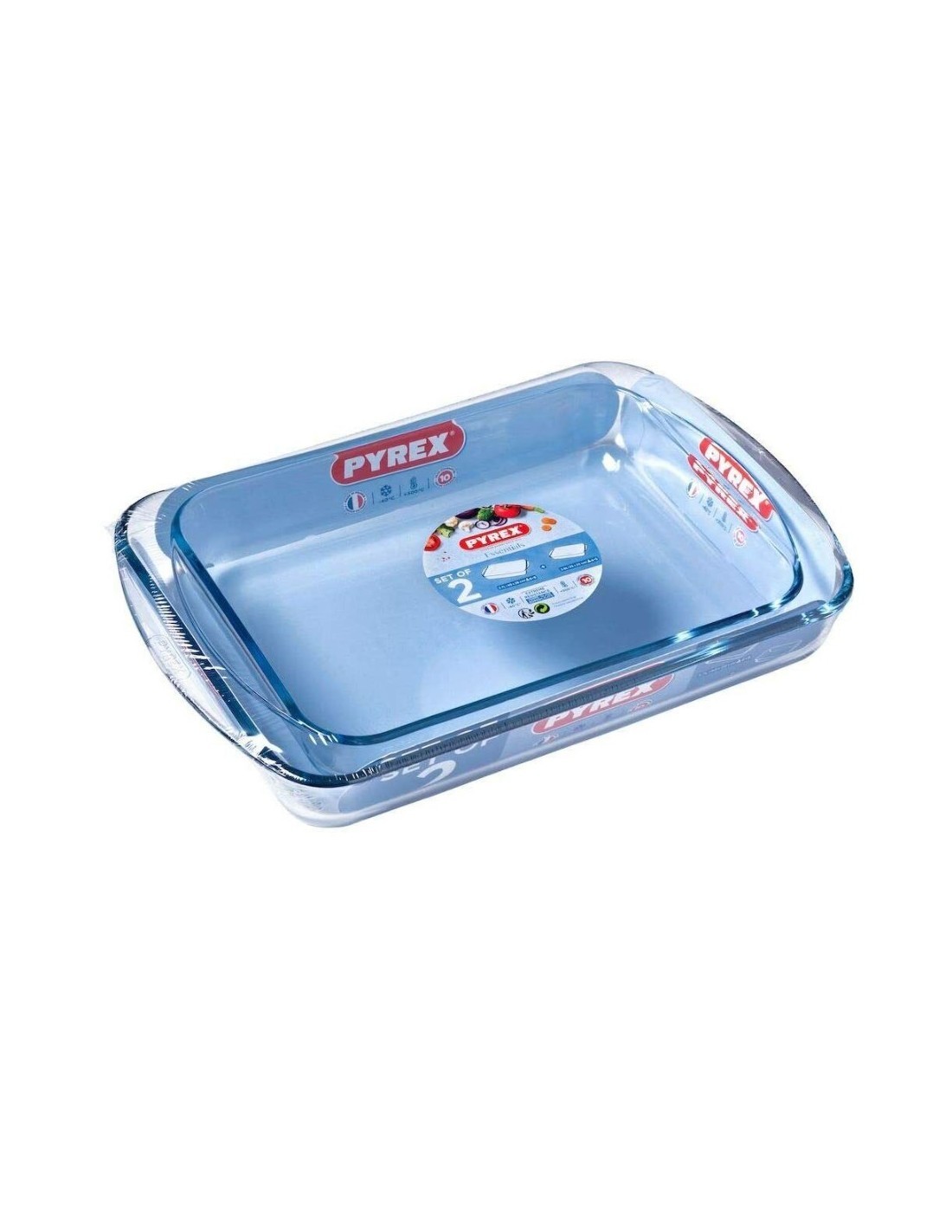 PYREX 913S SET 2 PIROFILE 2,7LT / 3,7LT